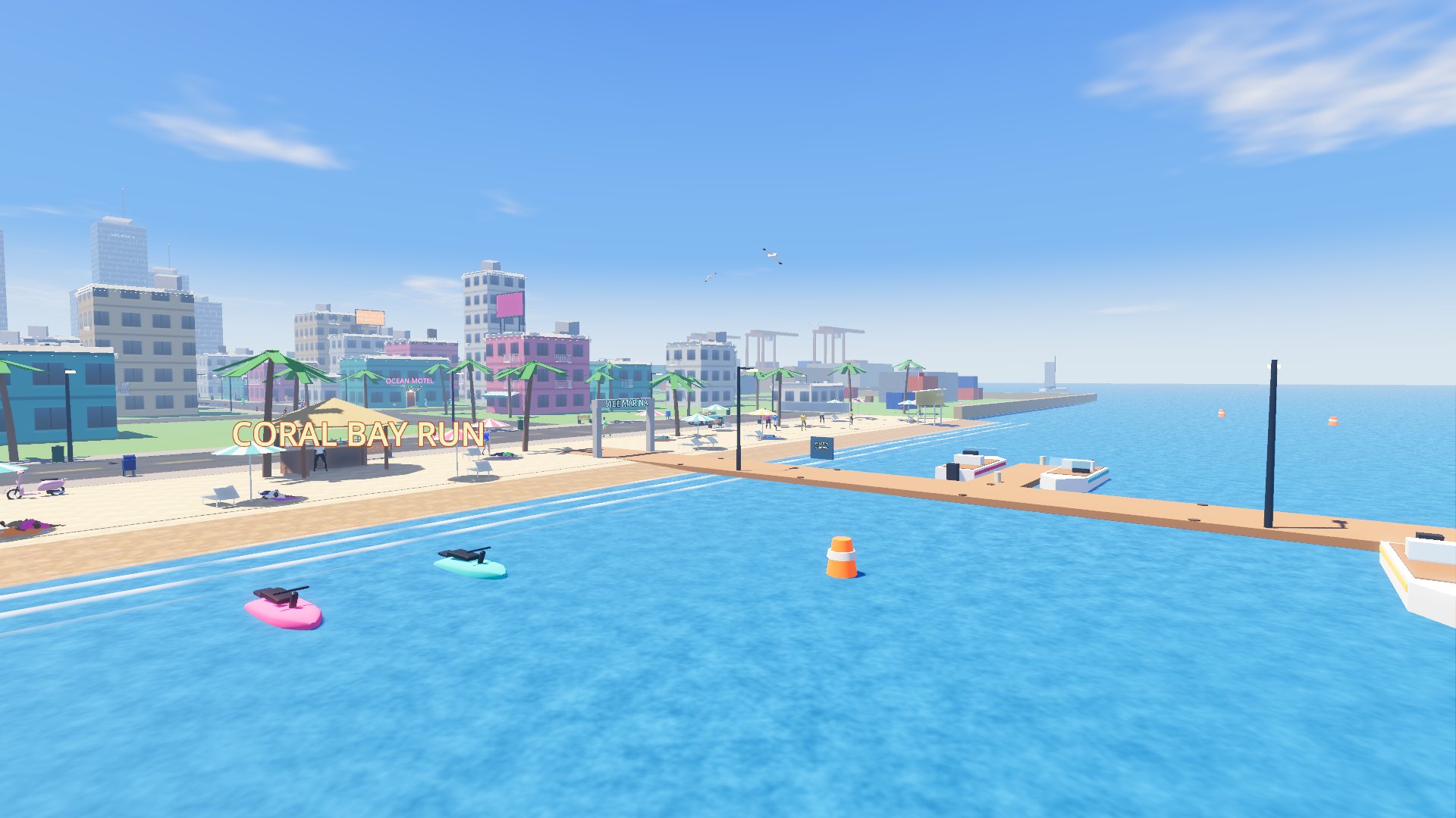 The beach and Vice Marina